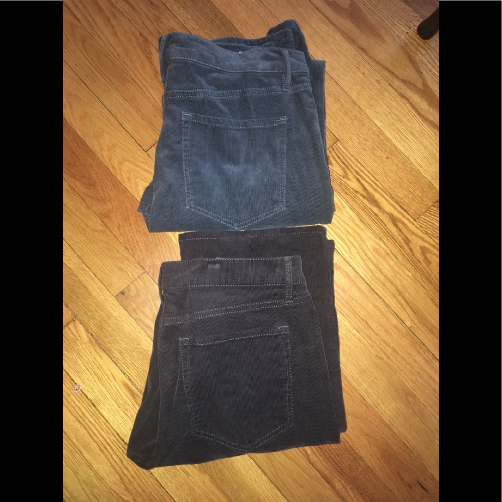 LOFT corduroy modern boot pants SZ 8 NWT QTY 2